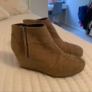 Brown Booties - Lightly Worn!